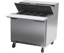 Beverage-Air SPE32HC-12M Elite Series Refrigerated Sandwich Prep Table , 32" Mega Top, (12) 1/6 Pan Capacity