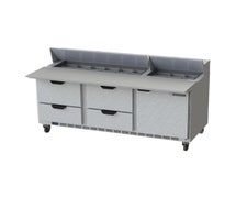 Beverage-Air SPED72HC-18C-4 Elite Series Sandwich Top Refrigerated Counter, 72"W