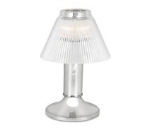 Sterno Products 80478 Vintage Charm Paige Lamp, 9-15/16"H X 4-3/8" Dia., Chrome Base With Duchess Shade