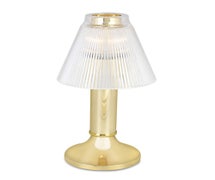 Sterno Products 80484 Vintage Charm Paige Lamp, 9-15/16"H X 4-3/8" Dia., Polished Brass Base With Duchess Shade, 6/CS