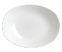 Steelite 11070586 Zest Platter, 10" X 9-1/2" X 2-1/8", Oval, 12/CS