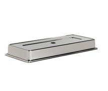 Steelite 5371S500 Plate Cover, Rectangle, Stainless Steel (For 6302P279) Wnk (6 Each Per Case)