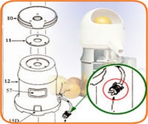 Sunkist 14 Electric Cord, 115V/60/1-Ph