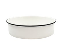Tablecraft 80017 Enamelware Collection Serving Tray - 10" dia. x 3-1/2", 4/CS