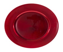 10 Strawberry Street LARD-24 Lacquer Round Lacquer Round Charger Red, 13"