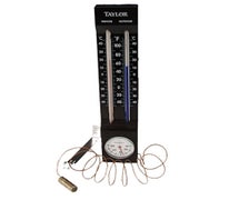 Taylor 5329 Indoor/Outdoor Thermometer/Hygrometer, 4/CS