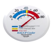 Taylor 5680 Haccp Bi-Metal Thermometer, 12", Cooler/Freezer