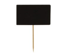 Tablecraft BAMDCB35 3.5" Bamboo Pick W/ Chalkboard, 12 packs/CS