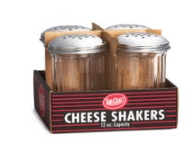 Tablecraft C800-4 12 Oz/340 G Perforated Top Cheese Shaker, 4 Pk