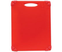 Tablecraft CBG1824ARD Cutting Board, 18X24X1/2", Color Coded Red, "Griy", 6/CS