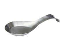 Tablecraft HB1 Single Spoon Rest Brushed Finish, 12/CS