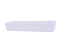 Tablecraft M4008WH Straight Sided Bowl, 15X5X3", Melamine, White (3Qt), 12/CS