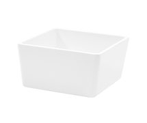 Tablecraft M4024WH Straight Sided Bowl, 5X5X3", Melamine, White (1Qt), 12/CS