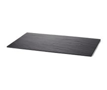 Tablecraft MG1 20.75X12.75" Slate Dispenserlay Tray, Black Melamine