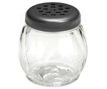 Tablecraft P260BK 6 Oz/177 Ml Petg Shaker, Perforated Plastic Top, Black