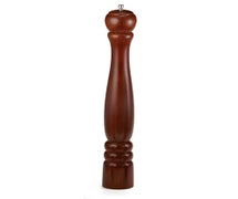 Tablecraft PM1918 18" Pepper Mill, Mahogany Finish, 12/CS