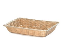 Tablecraft 1188W 14"X10"X3" Rect. Woven Basket, 6/CS