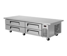 Turbo Air TCBE-72SDR-E - Refrigerated Equipment Stand with Extended Top, 78"W