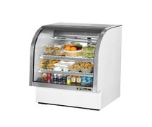 True TCGG-36 Deli Case with Curved Glass - Two Door, 17 Cu. Ft.