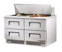 True TFP-48-18M-D-4 Food Prep Table for 18 Pans - Four Drawer - 48"W