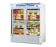 Turbo Air TGF-49F Reach-In Glass Door Freezer - Two Door - 49 Cu. Ft., White