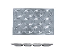 Thunder Group ALKMP012 Muffin Pan, 12 Cup, 3-1/2 Oz. Each Cup