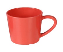 Thunder Group CR9018RD Mug/Cup, 7 Oz., 3-1/8" Dia., Orange, Per Dozen