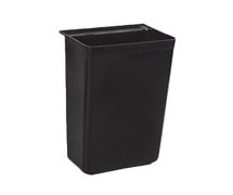 Thunder Group PLBC0013B Bus Cart Trash Bin, 13" X 9-1/4" X 22", One-Piece Design