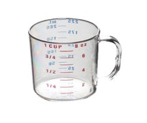 Thunder Group PLMC008CL Measuring Cup, 1 Cup (0.25 Liter) Capacity, Printed With Us/Metric Measurements