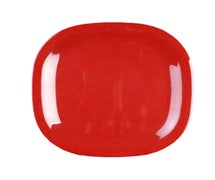 Thunder Group PS3010RD Square Plate, 11", Square With Round Corners, Red