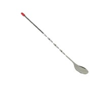 Thunder Group SLKBS011 Bar Spoon, 11" Long, Red Knob