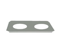 Thunder Group SLPHAP088 Adapter Plate, For Round Inserts, Two 8-1/2" Openings