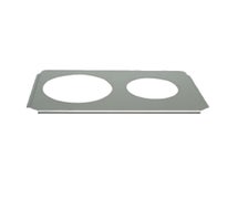 Thunder Group SLPHAP068 Adapter Plate, For Round Inserts, One 8-1/2" & One 6-1/2" Opening