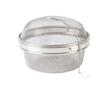 Thunder Group SLTB005 Tea Strainer, 4-3/8" Dia., Tea Ball With Chain And Mesh Lining