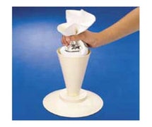 Thermohauser 3000234013 Pastry Bag Stand, 7-1/2" Base Dia. X 9-1/16"H, Polypropylene