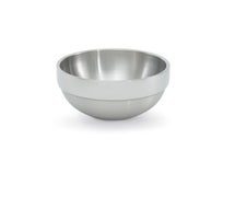 Vollrath 46668 Double Wall Round Bowl, 6.9 Quart, Stainless Steel, 3/CS