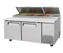 Turbo Air Pizza Prep Table - Forced Air Refrigeration - TPR-67SD-N