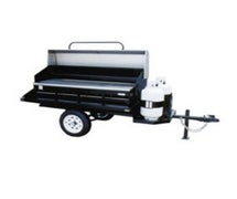 Big John Grills TrailBossI 6' Single Door Propane Grill with LP tanks