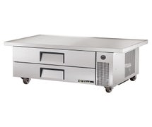 True TRCB-52-60-HC Refrigerated Chef Base with Extended Worktop - Two Drawer - 60"W