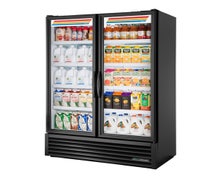 True FLM-54-TSL01 Full Length Refrigerated Merchandiser, Two-Section, Hinged Right-Right