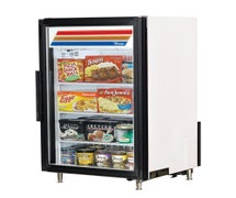 True GDM-07F-HC-TSL01 Glass Door Countertop Merchandiser Freezer - One Door - 24"W, White