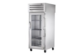 True STA1RPT-1G-1S Spec Series Pass-Thru Refrigerator - Left Hinged Front Glass/Solid Back Door, 22 Cu. Ft.