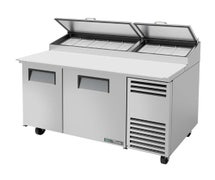 True TPP-60 Pizza Prep Table for Eight Pans - Two Door - 60"W
