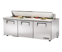 True TSSU-72-18-ADA Mega-Top Sandwich/Salad Prep Table for 18 Pans - Three Door - ADA Compliant - 72"W