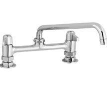 Equip by T&S 5F-8DLX06 Deck-Mount Faucet with 8" Centers and 6" Swing Nozzle