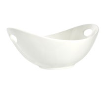 10 Strawberry Street WTR-13CUTOUTBWL Whittier Bowls Curve Bowl With Cut-Outs, 13" X 9.5"