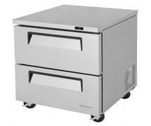 Turbo Air TUF-28SD-D2 Undercounter Freezer - Deluxe 2 Drawers, 27-1/2"W, 7 Cu. Ft.