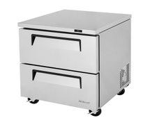 Turbo Air TUR-28SD-D2 Undercounter Refrigerator - Deluxe 2 Drawers, 27-1/2"W, 7 Cu. Ft.