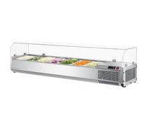 Turbo Air CTST-1500G-N Countertop Salad Table with Clear Hood