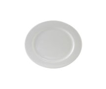 Tuxton China ALA-074 Plate 7-1/2", Porcelain White RE, 12/CS